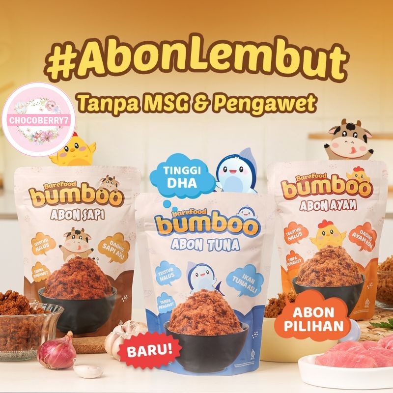 

BUMBOO Abon Asli Kaldu & Abon Anak MPASI No MSG Tanpa Gula Sehat Aman MPASI