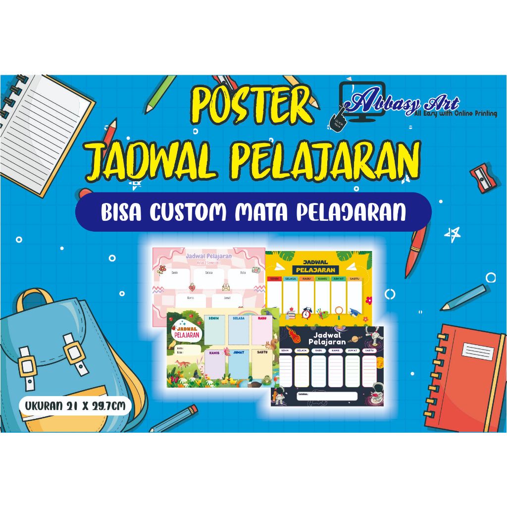 

Poster Jadwal Pelajaran - Poster Sekolah - Poster Jadwal Sekolah - Jadwal Pelajaran