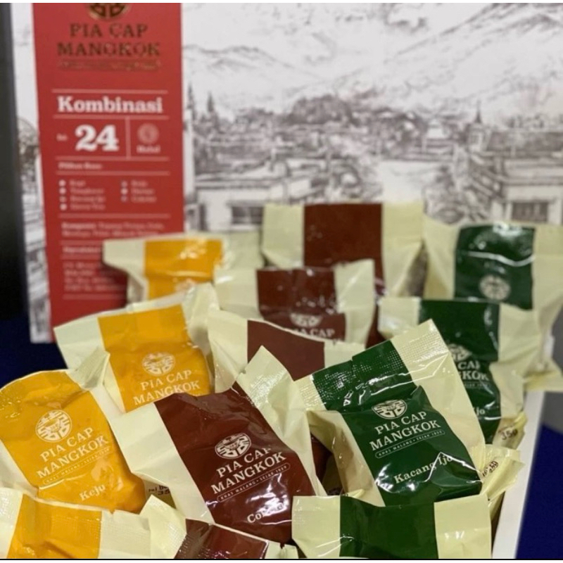 Pia Cap Mangkok isi 12 Khas Malang