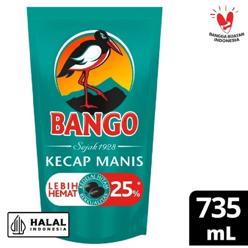 

Kecap Bango Refill 735 mL / 1000 gr [isi sama]