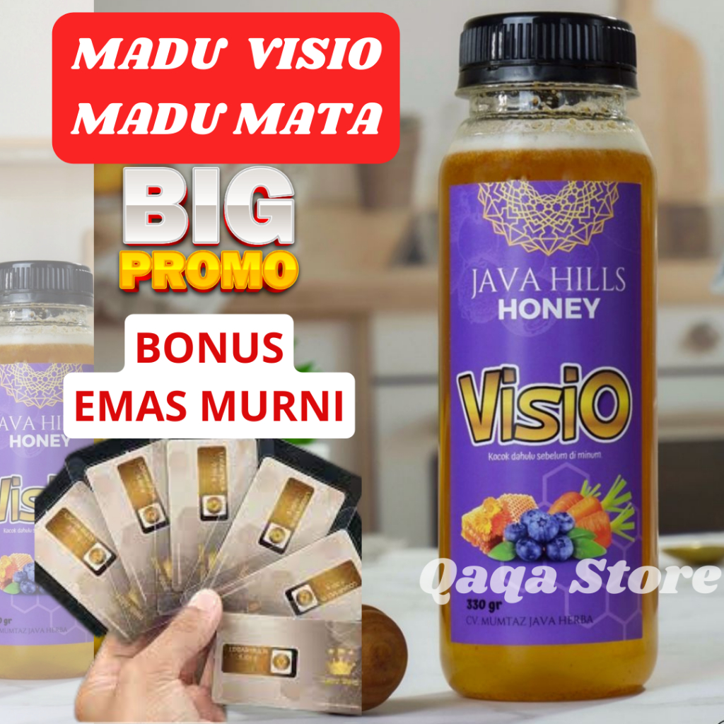

Madu Visio Java Hills Honey Madu Untuk Mata Bening dan Jernih katarak lemak mata