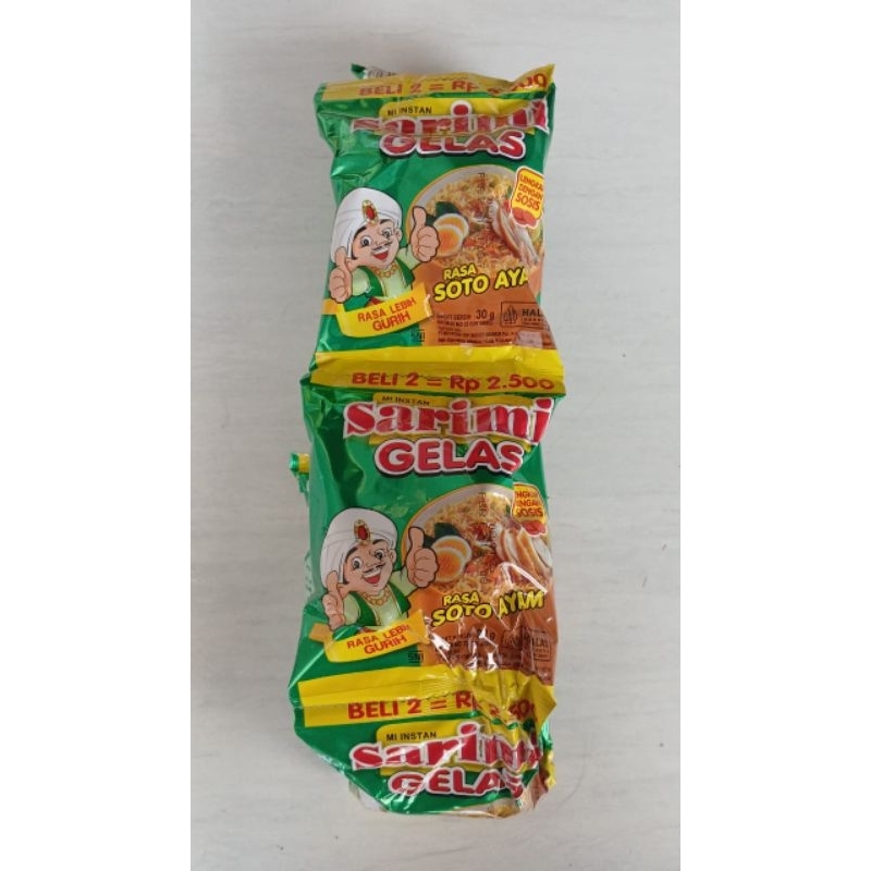 

Sarimi gelas renceng hijau