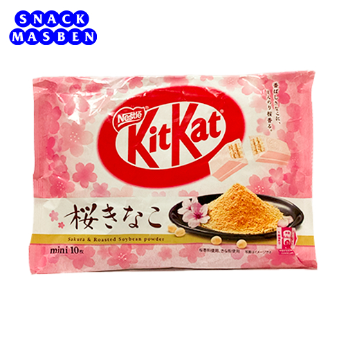 

kitkat soybean sakura import jepang original - snack coklat import murah