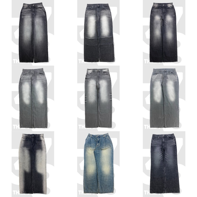 JEANS BAGGY/JEANS WASHED/Y2K JEANS/OOTJ JEANS