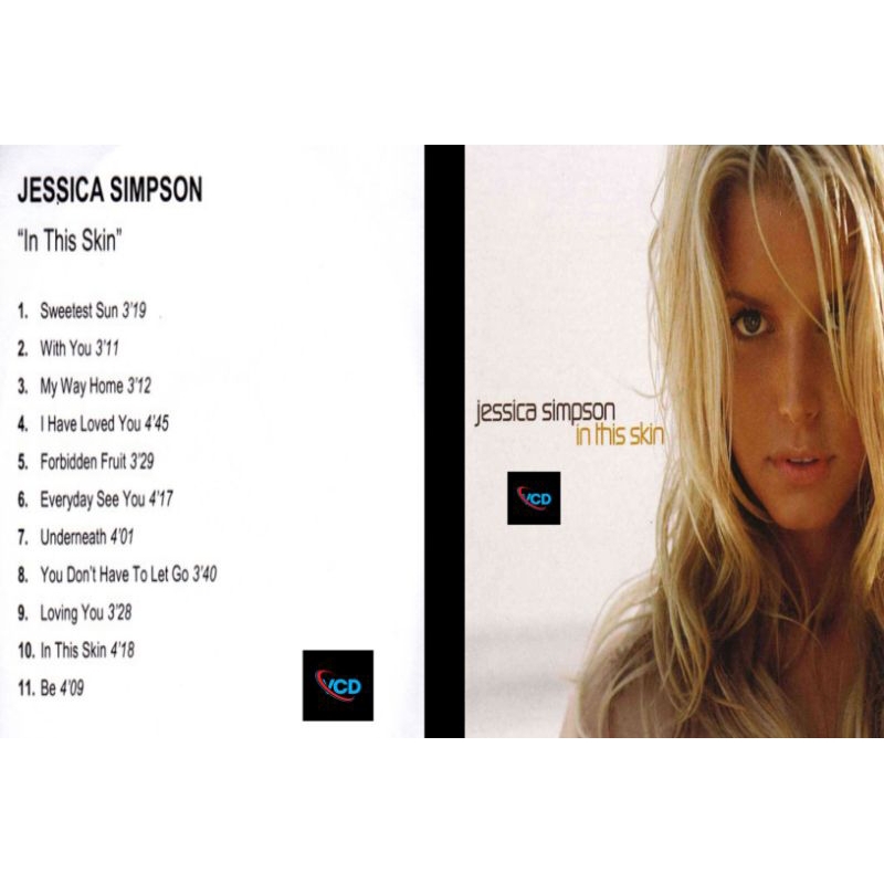 jessica simpson vcd album in this skin 2003