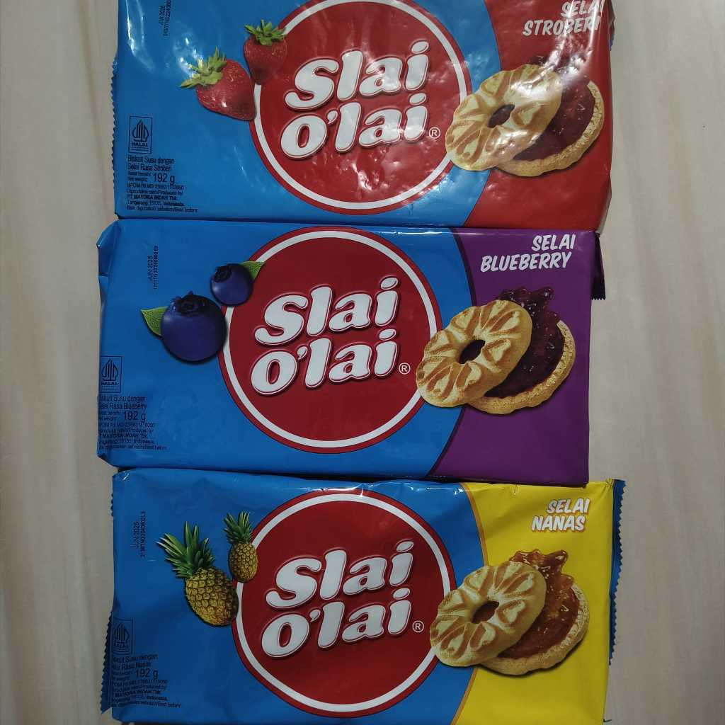 

Slai O'lai Selai Strawberry/ Nanas/ Blueberry 192 gr