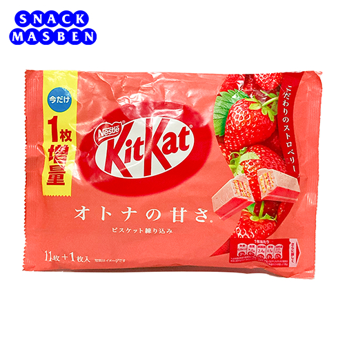 

Kit Kat Rasa Strawberry - Original Jepang - Cokelat Import