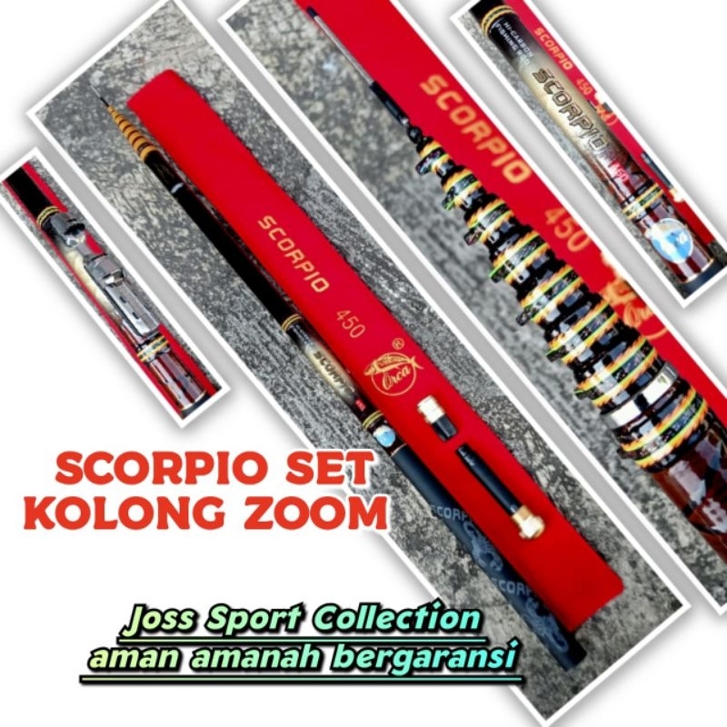 TEGEK KOLONG ZOOM SCORPIO ORCA SCORPIO 360 450 540 SUDAH PURUS
