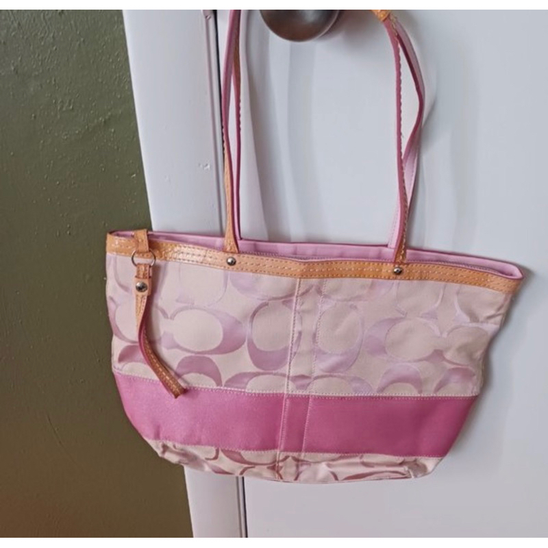 Coach pink totebag