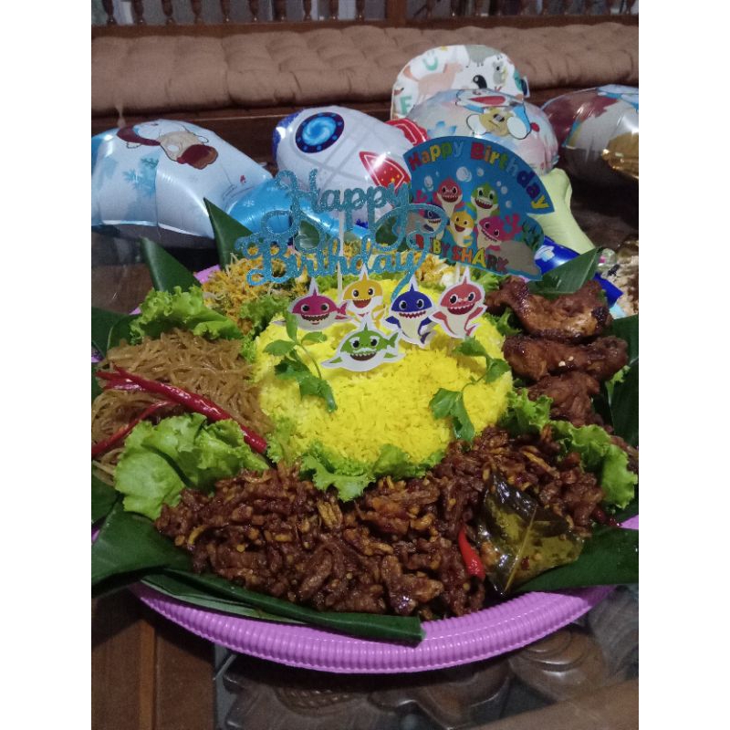 

nasi kuning 7 porsi