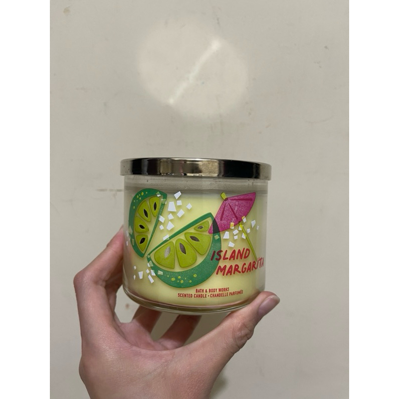 Bath and Body Works 3 Wick Candle/ BBW Candle/ Lilin BBW - Island Margarita
