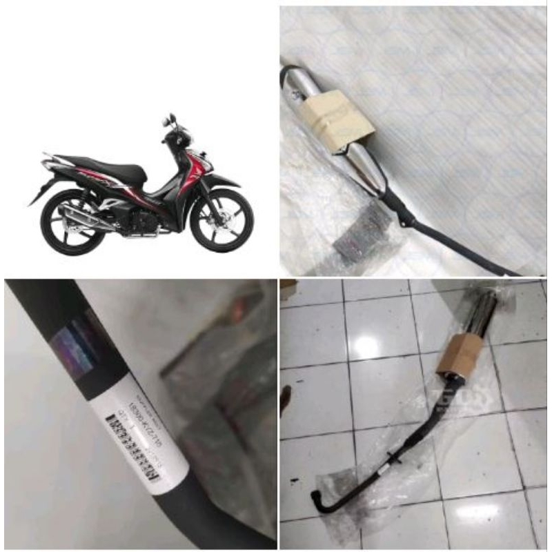 KNALPOT SUPRA X 125 HELM IN ORIGINAL