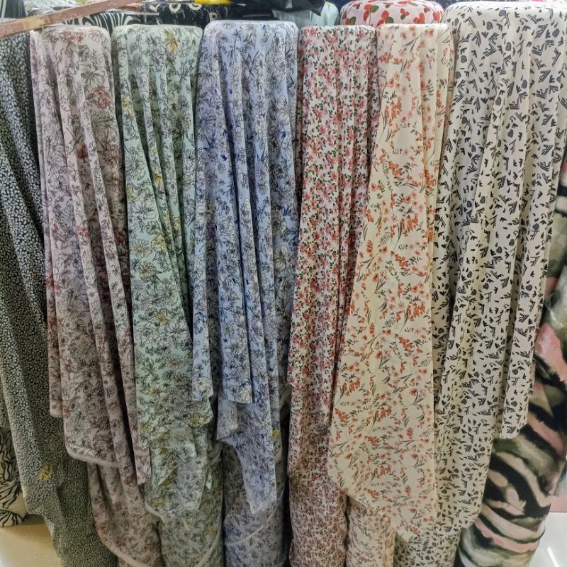 kain zara // kain zara crepe // kain zara crepe motif premium // kain zara motif premium  // kain za