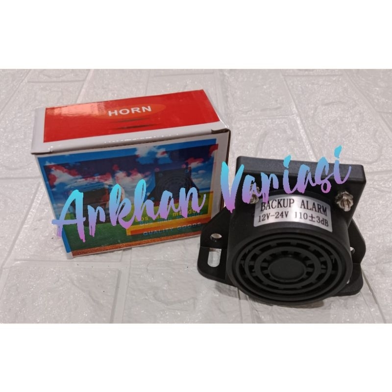 Back Horn Alarm Mundur Suara Awas Awas 12 Volt 24 Volt Kelakson Mundur Awas-Awas