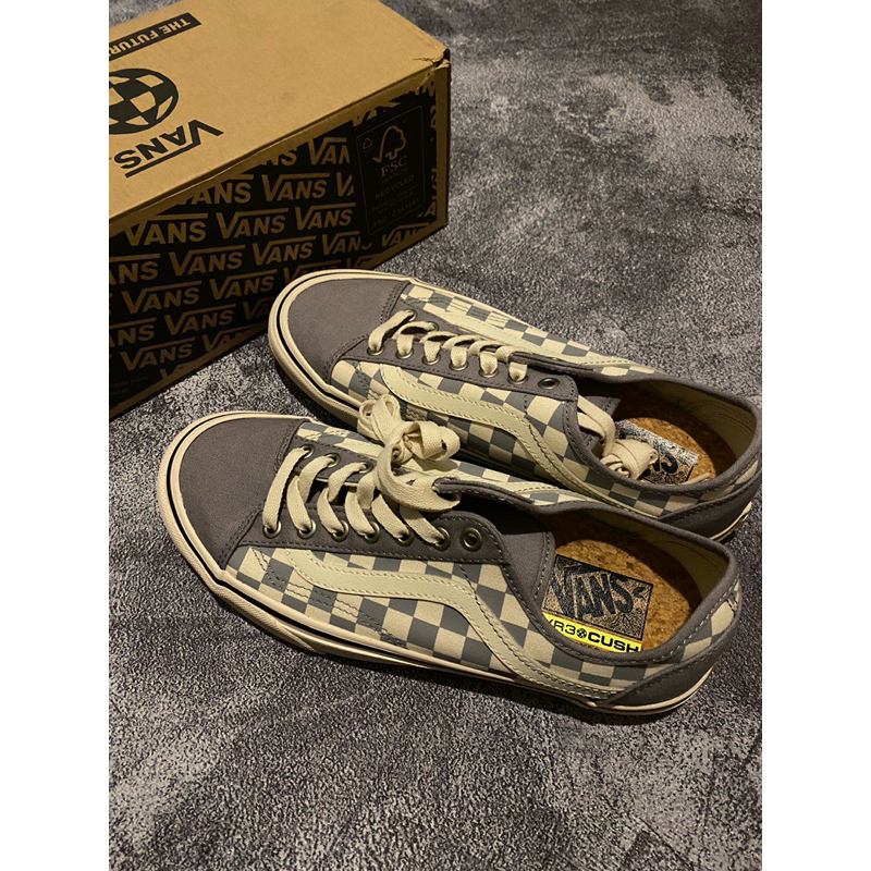 Vans Style 36 Decon Vr Checkerboard Grey Resmi PT. Navya