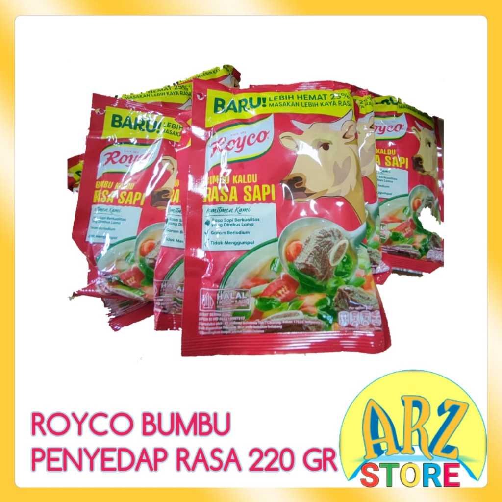 

ROYCO BUMBU PENYEDAP RASA MASAKAN 220 GR