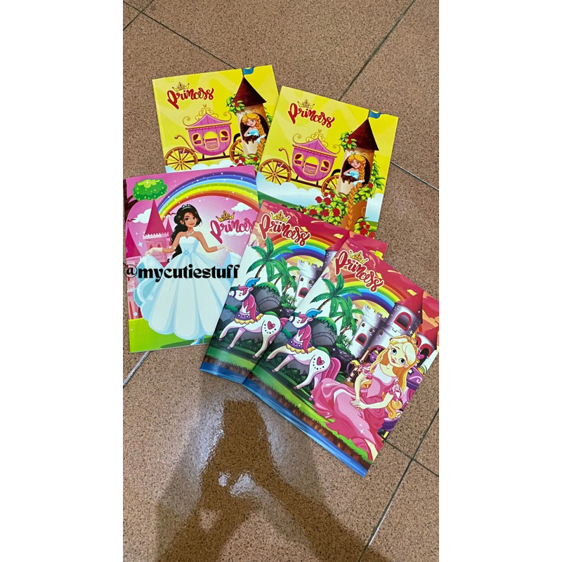 

Mycutiestuff || Buku tulis merk Trully isi 5pcs buku tebal motif princess