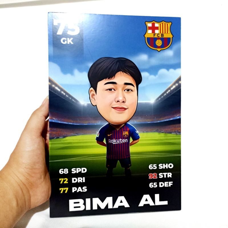 Poster Foto Karikatur Frame Kayu