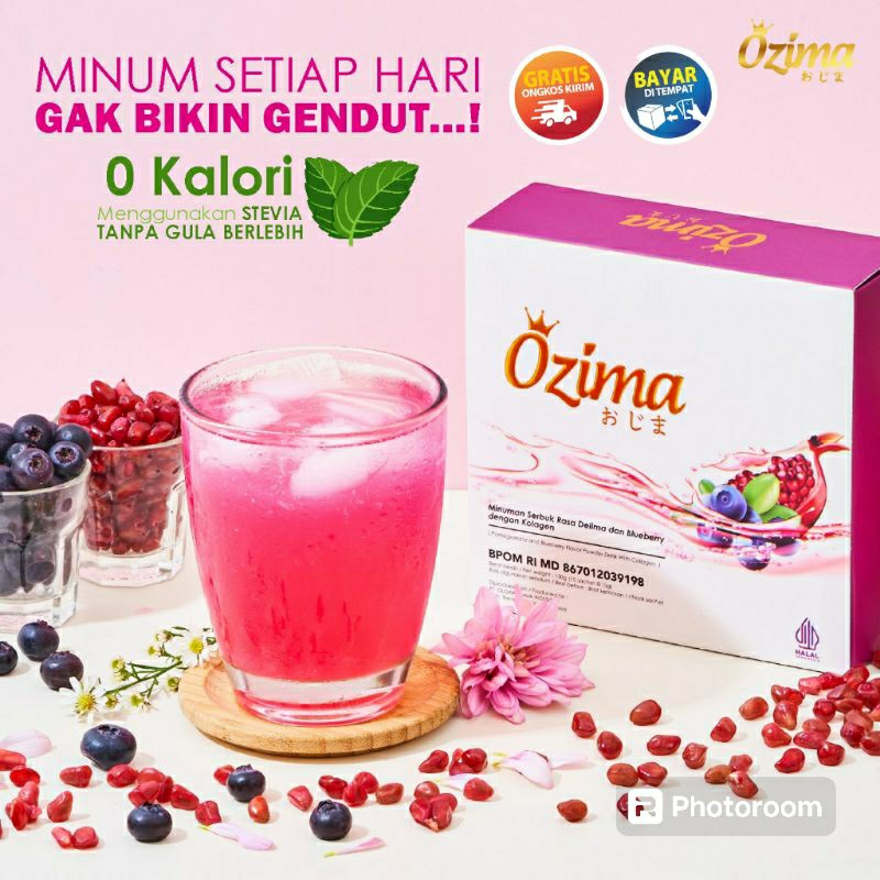 Ozima Gluta Collagen Kolagen Ikan Salmon Memutihkan Kulit Secara Merata