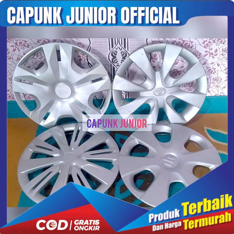 Wildop / Wheel Cover / Tutup Velg Ring 14 Avansa/ Sigra/ Xenia /APV  Copotan Original Cocok buat sem