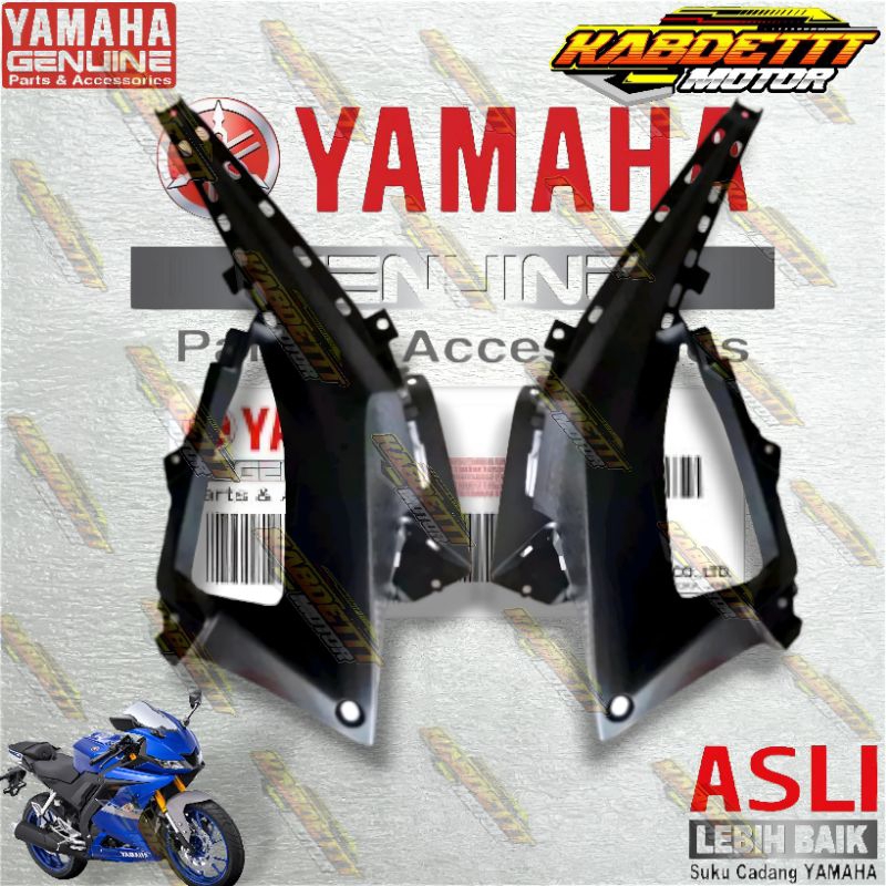 Cover Fairing Sayap Dalam R15 R-15 VVA V3 kanan Kiri Original Yamaha BK6-F117W-00 BK6-F117V-00