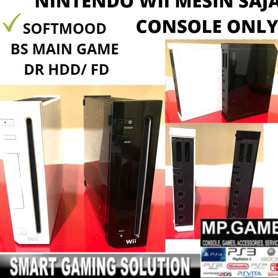 KODE C48I MP Softmod Nintendo Wii Mesin Wii Console Wii Mesin Saja Tanpa Tutup Samping