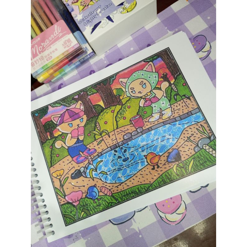 

[BUY 1 GET 3] Roro's Diary Healing Coloring Book