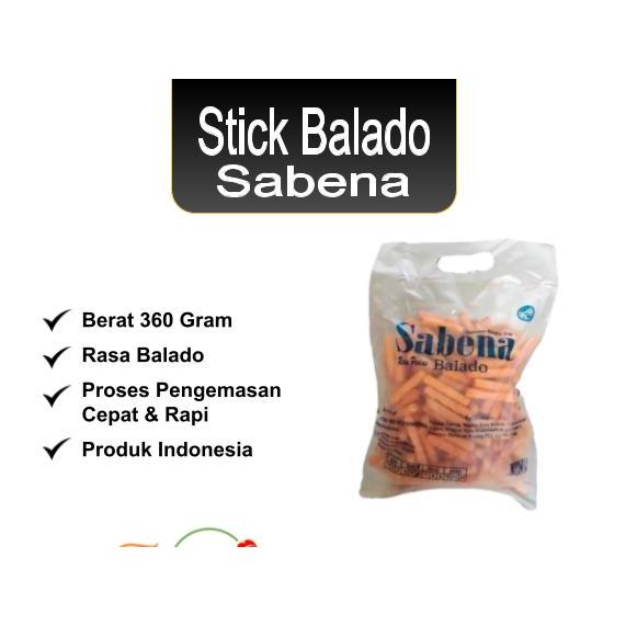 

Stick Balado Sabena 360 Gr / Stik Balado / Balado Stik Sabena, Snack / Balado Sabena