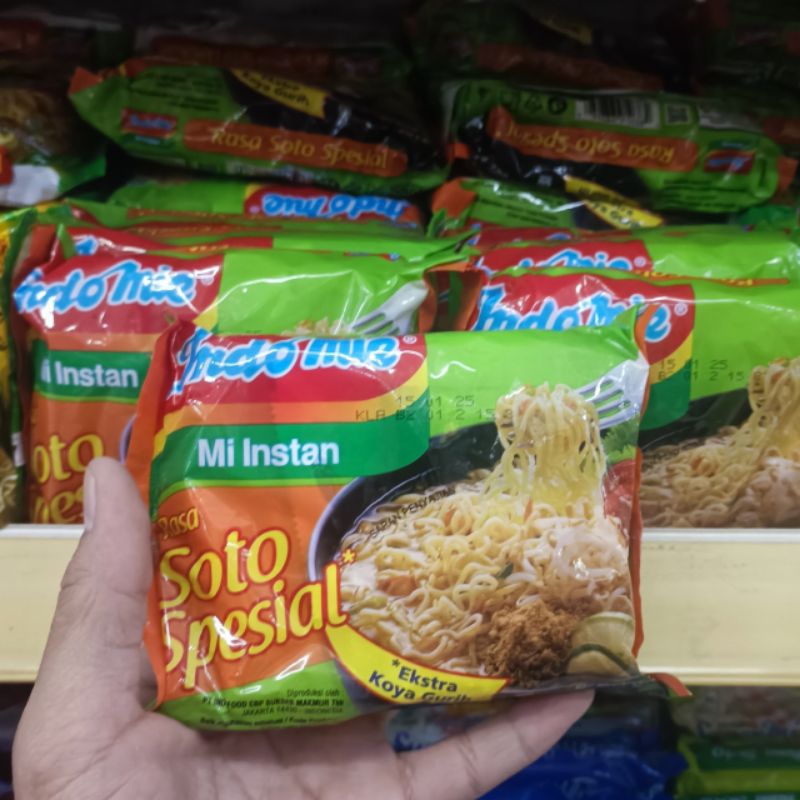 

Mie Indomie Kuah Rasa Soto Spesial 1 Pcs