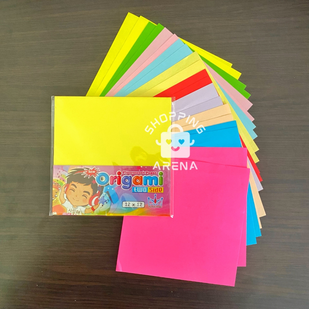 

Kertas Lipat 12x12 Origami Papiroflexia Folding Fold Paper Art Colourful Mainan Kreatif Anak Seni Melipat Berbagai Berwarna Tebal Best Quality Creative Toys Kreasi DIY Lipatan Bentuk Shapes Dibentuk Berkualitas Awet Harga Termurah Shopping Arena Malang