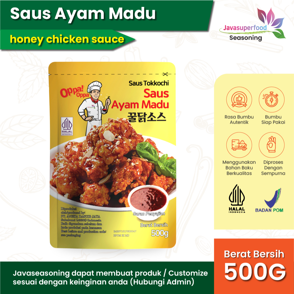 

[OPPA-OPPA] Saus Instan Saus Ayam Madu 500g HONEY CHICKEN SAUCE 500g HALAL