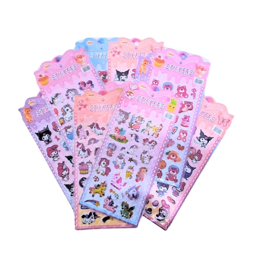 

Mainan anak STIKER 3D SHINING STAR / stiker karakter 24*10 cm / stiker timbul karakter [EDUFUNTOYS]
