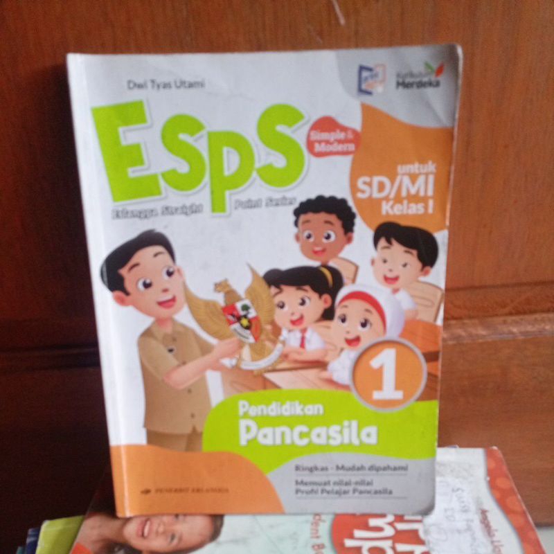 buku esps Pancasila kelas 1 kumer Erlangga