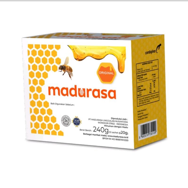 

Madu Rasa Original 1 box isi 12 sachet