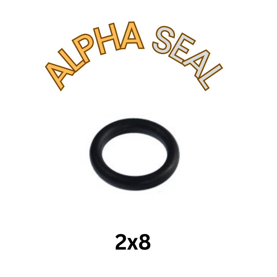 O-Ring ORING 2x8 / ORING 2mmx8mm / ORING 2 x 8 / ORING 2 mm x 8mm / ORING Tebal 2mm x ID 8mm FKM VIT