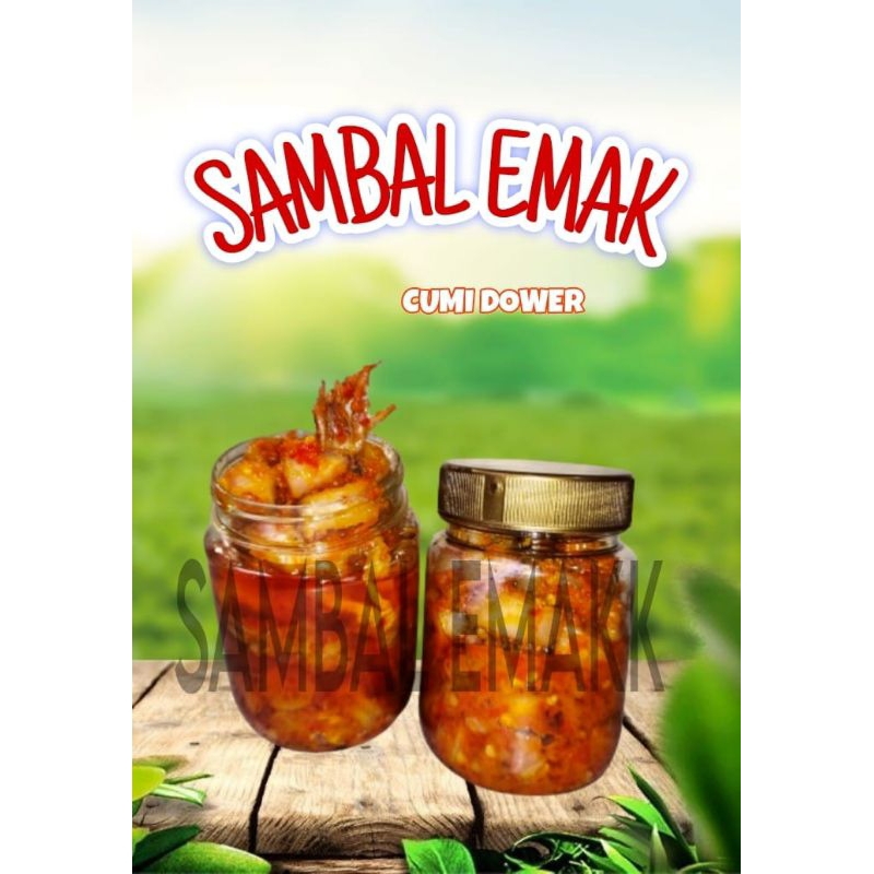 

Sambal Lauk Cumi /Ayam Suwir Pedas/Ikan Teri Kacang Pedas/Ikan Suwir/Sambal Pedas 200ML