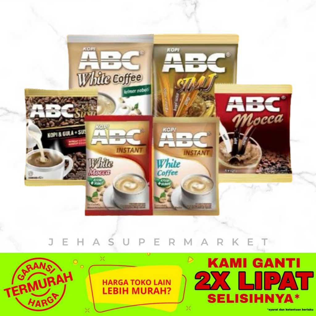 

⭐ KOPI INSTANT ⭐ ABC Coffee - 1renteng isi 10pcs