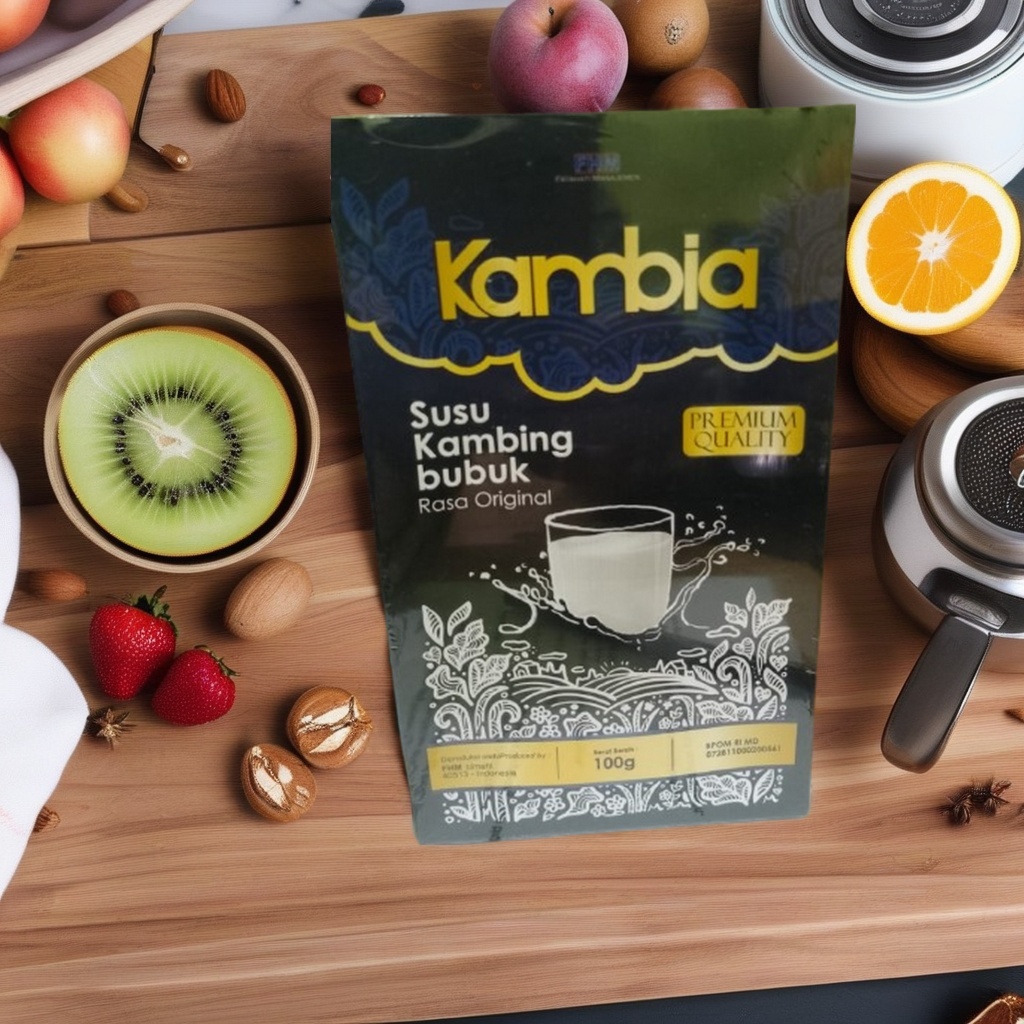 

Susu Kambing Kambia Rasa Original Premium Organik - Produk Susu Kambia