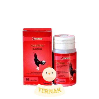 Calvita Laga 10 Kapsul Obat Ayam Lumpuh Vitamin Tulang Ayam Aduan Bangkok Medion