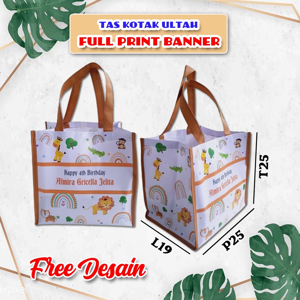 

Tas ulang Tahun Full printing gambar custom