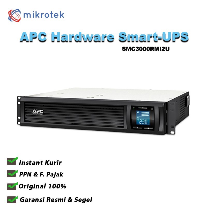APC Hardware UPS Smart-UPS C 3000VA LCD SMC3000RMI2U