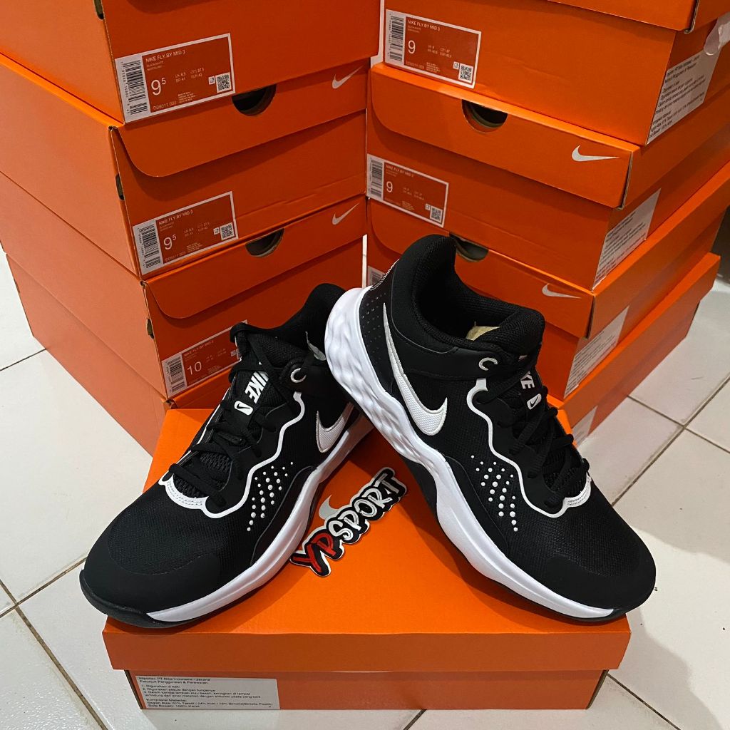 HOT DEALS SEPATU BASKET NIKE FLY BY MID 3 BLACK WHITE DD9311 003 ORIGINAL BNIB