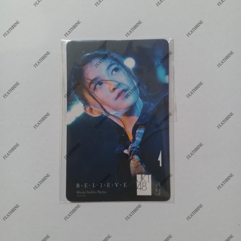 Music Card Believe Shani KIII JKT48 Official