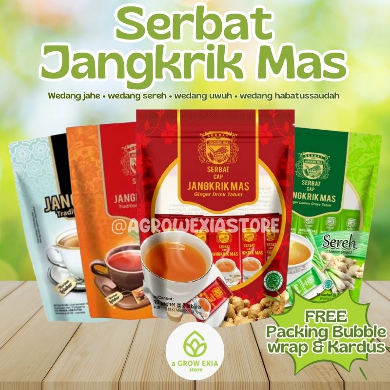 

Serbat Jangkrik Mas Wedang Jahe Sereh Uwuh Habatussauda Minuman Tradisional