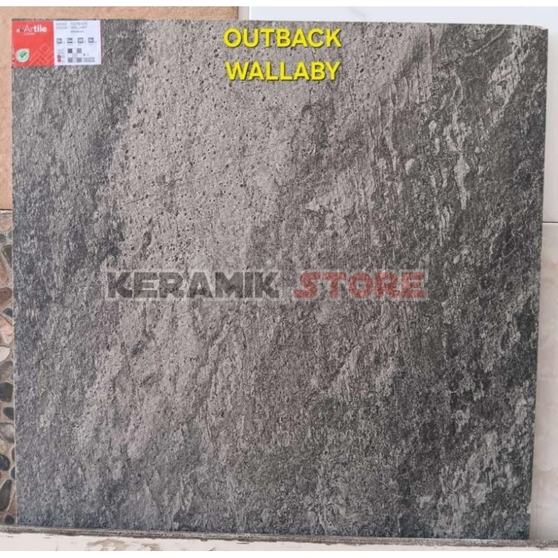granit artile 60x60 rustic carport antislip outback wallaby