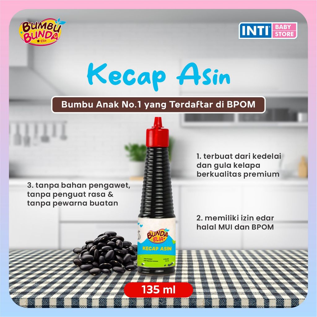 

Bumbu Bunda by Elia - Kecap Asin Non MSG Non Pengawet