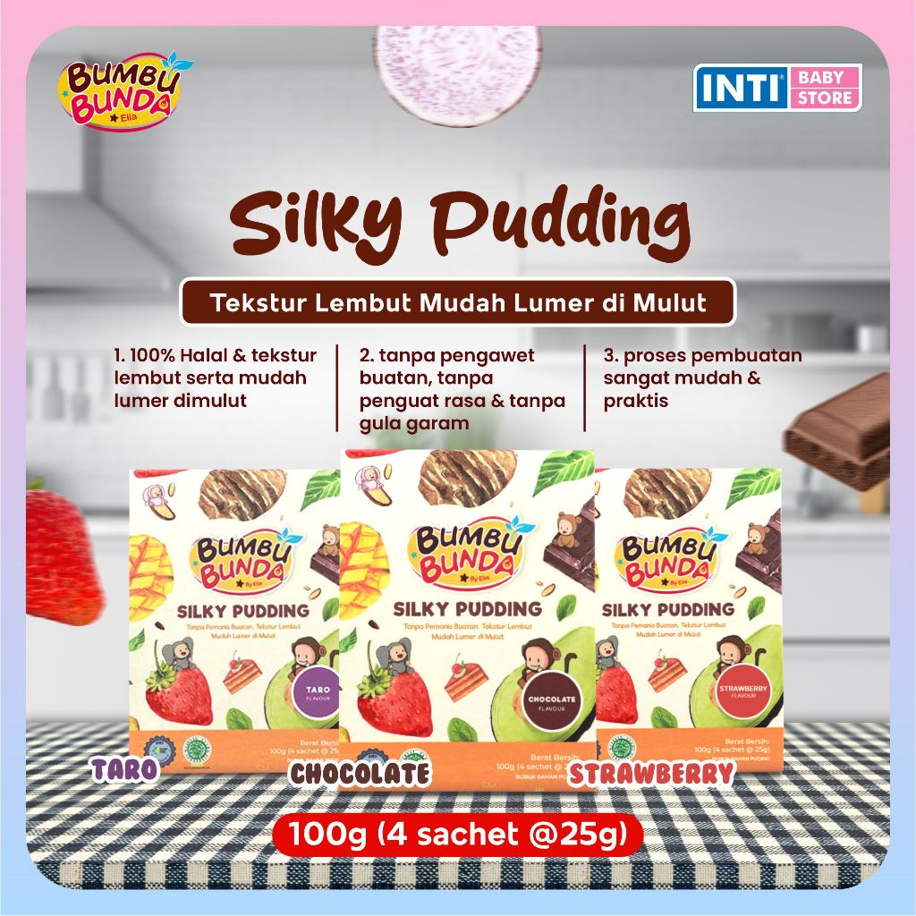 

Bumbu Bunda by Elia - Silky Pudding Non Pemanis Buatan | Pudding Non Pengawet