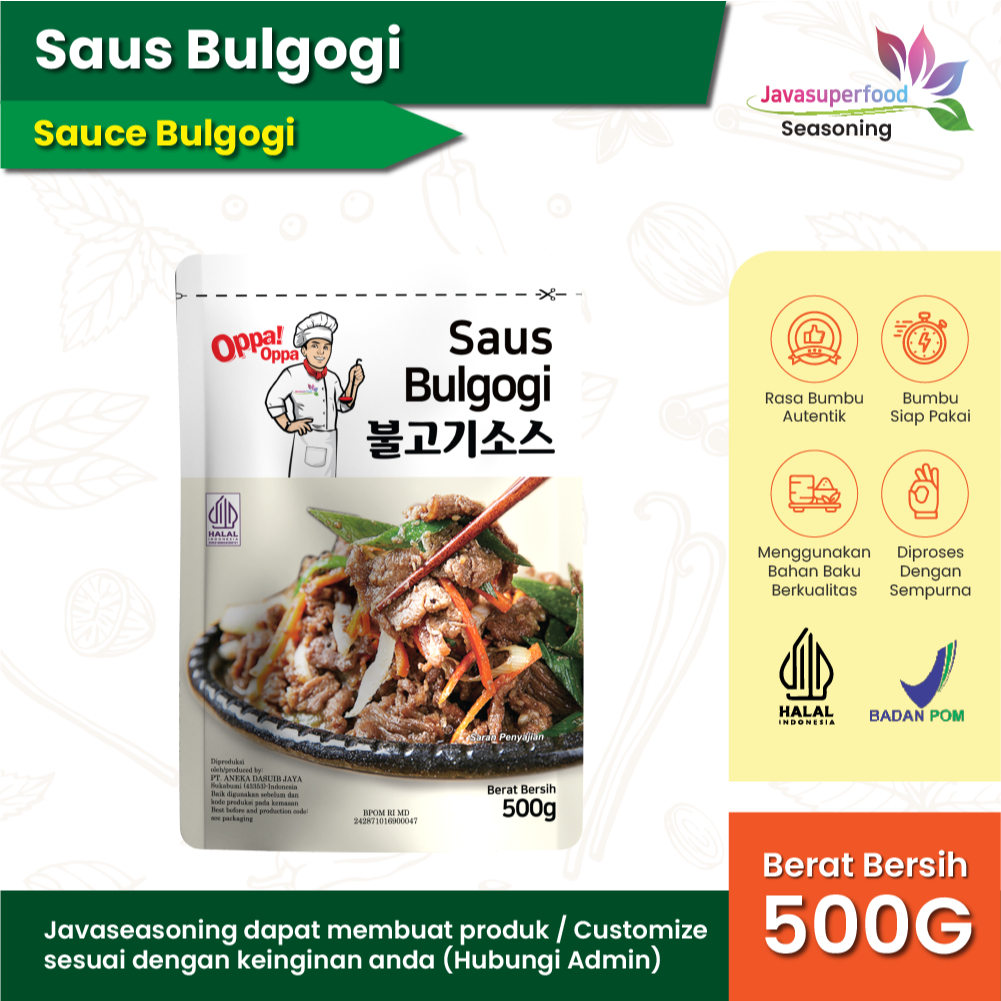 

[OPPA-OPPA] Saus bulgogi korea 500gr / Sauce bulgogi saus daging BBQ STEAK