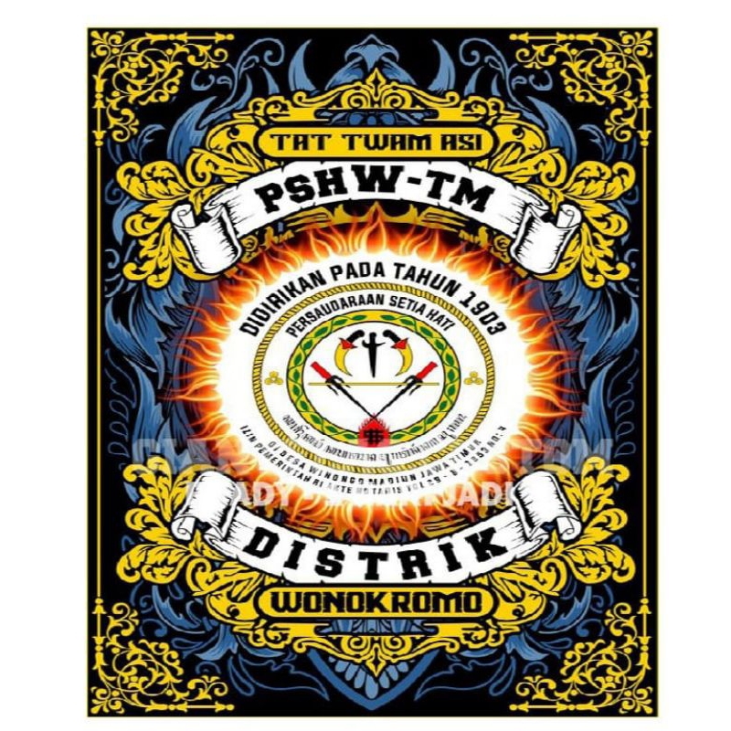 READY STOK + BENDERA PSHW STK FULL PRINTING TERMURAH, FREE STICKER, BENDERA SPANDUK PSHW FULL PRINTI