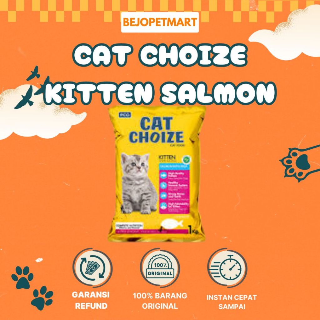 Cat Choize Kitten Salmon 1Kg CAT CHOIZE KUNING